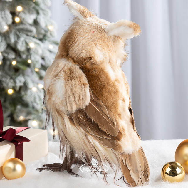 Декоративная фигура Сова Франческа - Лес Броулин 27 см Winter Deco