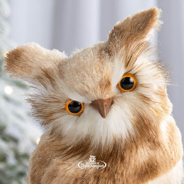 Декоративная фигура Сова Франческа - Лес Броулин 27 см Winter Deco