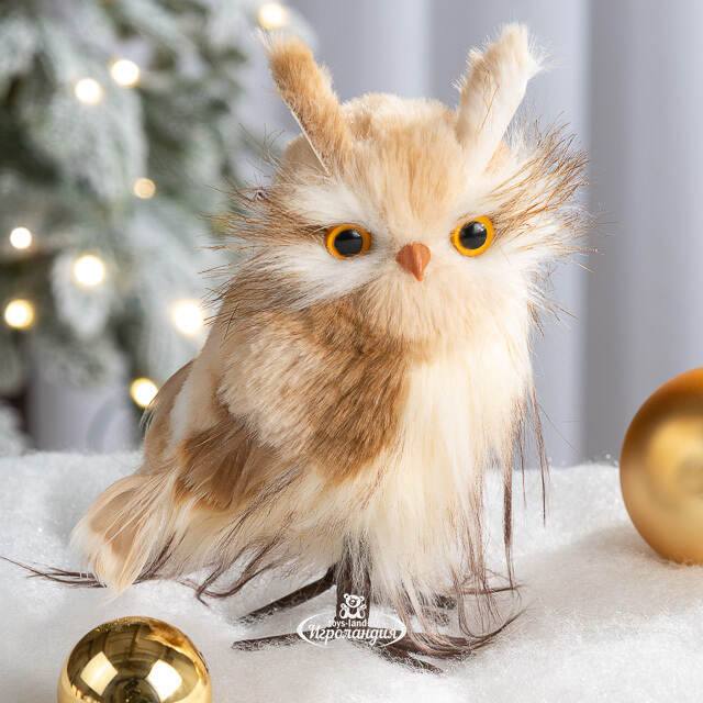 Декоративная фигурка Сова Франческа - Лес Броулин 15 см Winter Deco