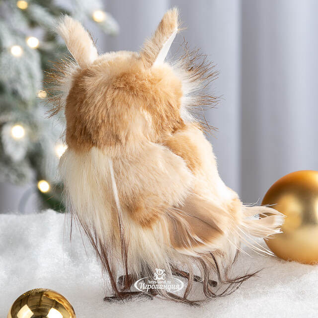 Декоративная фигурка Сова Франческа - Лес Броулин 15 см Winter Deco