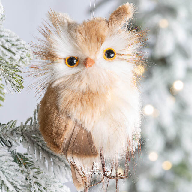 Елочная игрушка Сова Франческа - Brokilon Forest 13 см Winter Deco
