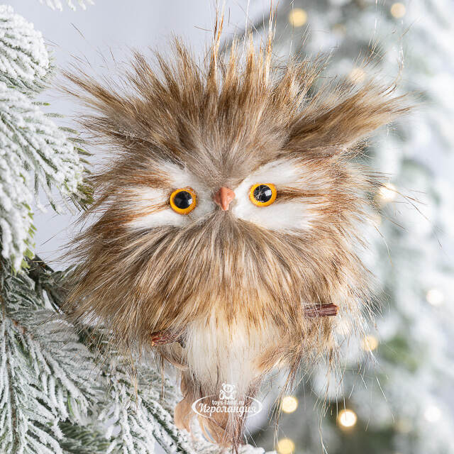 Елочная игрушка Сова Рамона - Гавань Шепотов 18 см Winter Deco