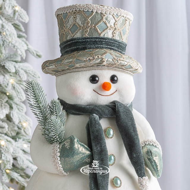 Новогодняя фигура Снеговик Флурри - Раффината 38 см Winter Deco