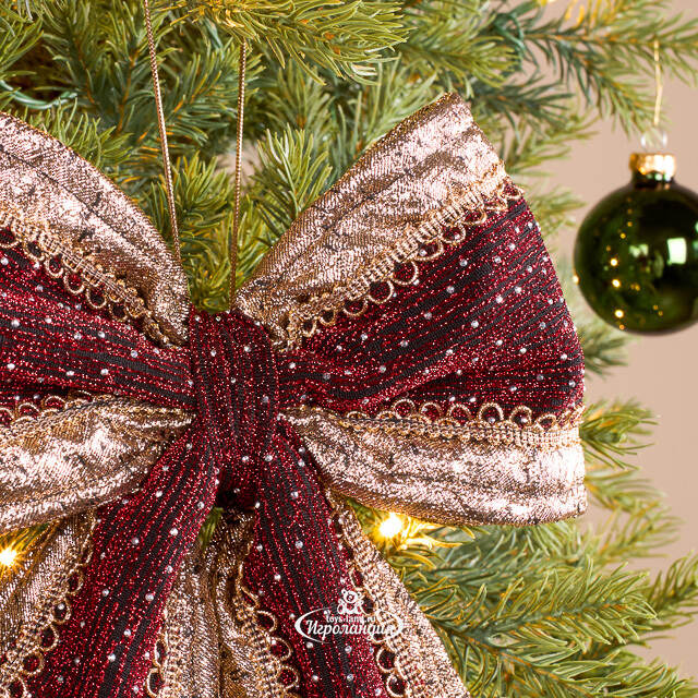 Бант на елку Aurelia 35*23 см Winter Deco