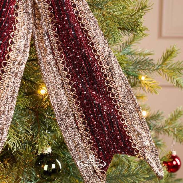 Бант на елку Aurelia 35*23 см Winter Deco