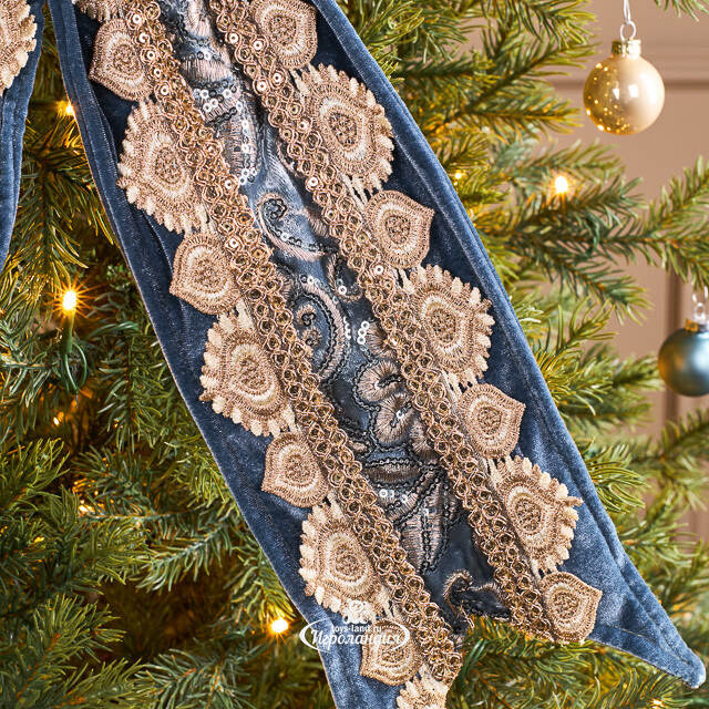 Бант на елку - Les Reves Bleus 45*32 см Winter Deco