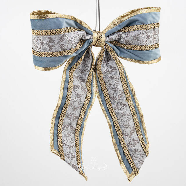 Бант на елку - Les Reves Bleus 45*38 см Winter Deco