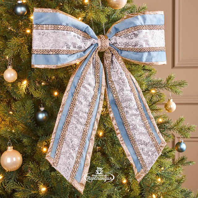 Бант на елку - Les Reves Bleus 45*38 см Winter Deco