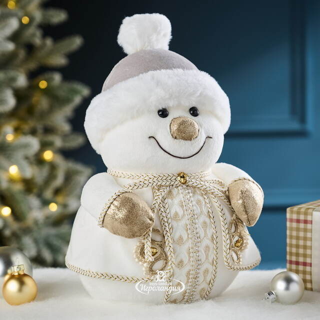 Новогодняя фигура Снеговик Невен - Frostaria 28 см Winter Deco