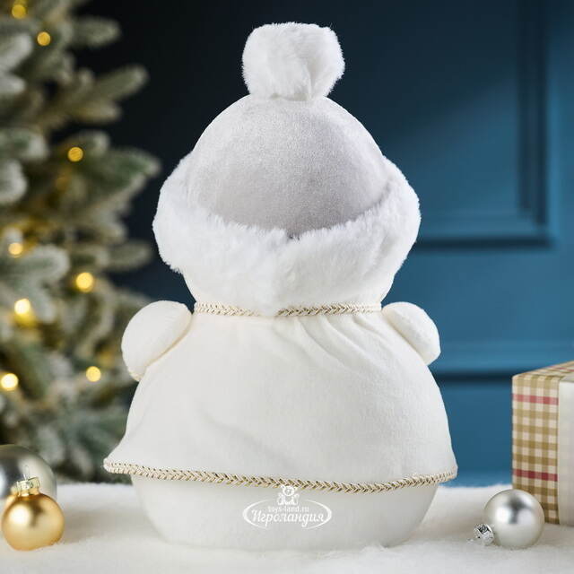 Новогодняя фигура Снеговик Невен - Frostaria 28 см Winter Deco