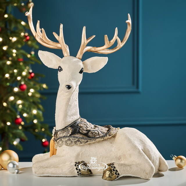 Декоративная фигура Олень Эльмар - Frostaria 49 см Winter Deco