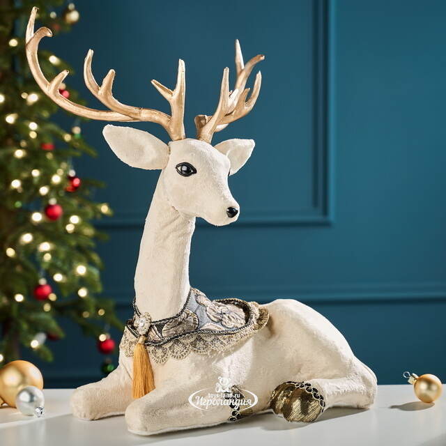 Декоративная фигура Олень Эльмар - Frostaria 49 см Winter Deco