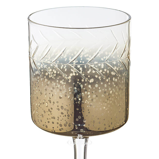 Стеклянный подсвечник Hurricane Light 20 см Edelman