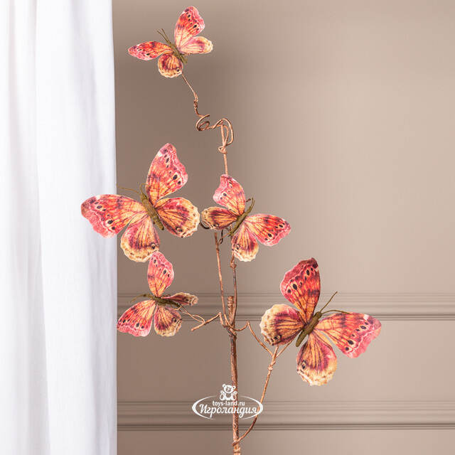 Декоративная ветка Butterfly Copper 94 см Edelman