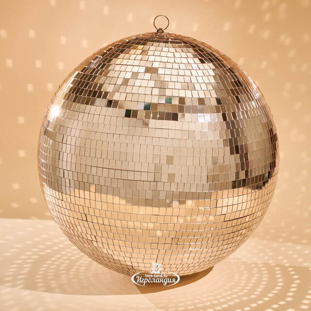 Зеркальный Диско-шар Шампань 50 см Winter Deco