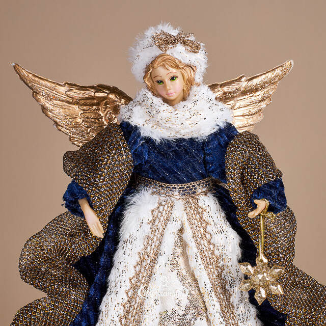 Верхушка на елку Ангел Клоэт 34 см Edelman