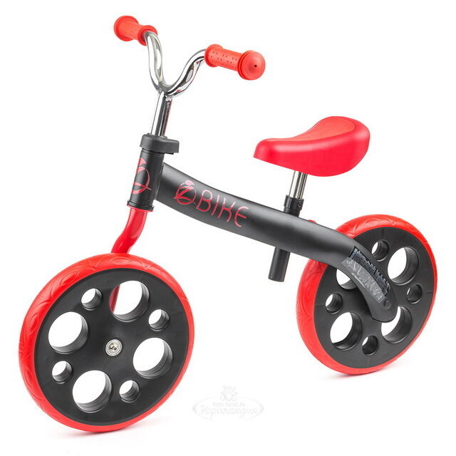 Беговел Zbike, колеса 12", черно-красный Zycom