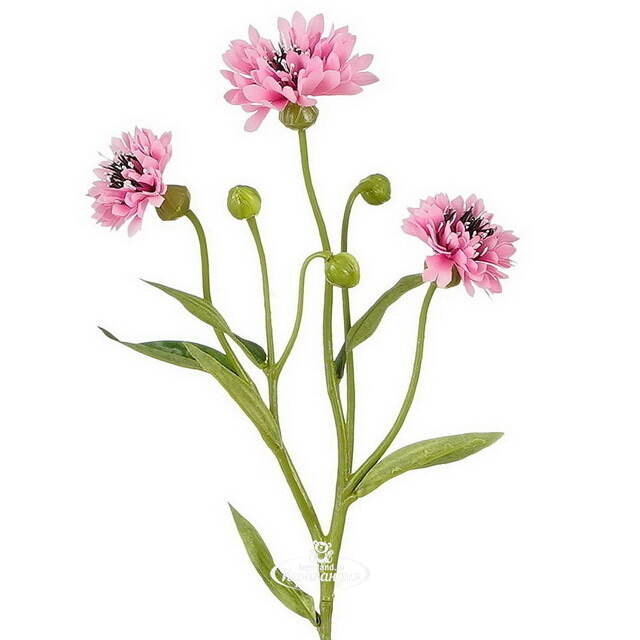 Искусственный букет Corn Flower 62 см розовый Edelman