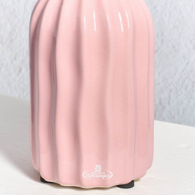 Керамическая ваза Сиракьюс 20 см розовая Edelman (Эдельман)