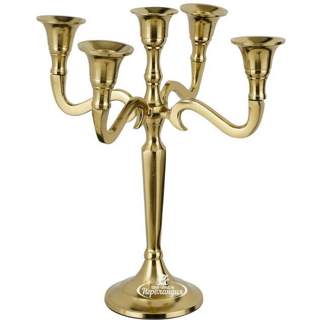 Канделябр на 5 свечей Feu Antique 27 см Edelman