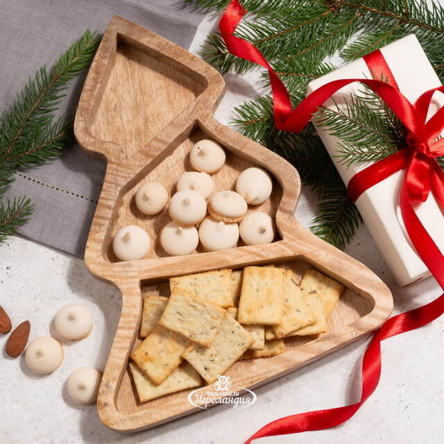 Менажница Елочка Джерси 28 см, дерево Edelman