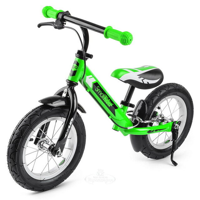 Беговел Small Rider Roadster AIR, надувные колеса, 12", зеленый Small Rider