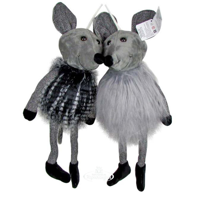 Мягкая игрушка Мышка Джессика - Королева вечеринки 19 см, черная Hit-Toys