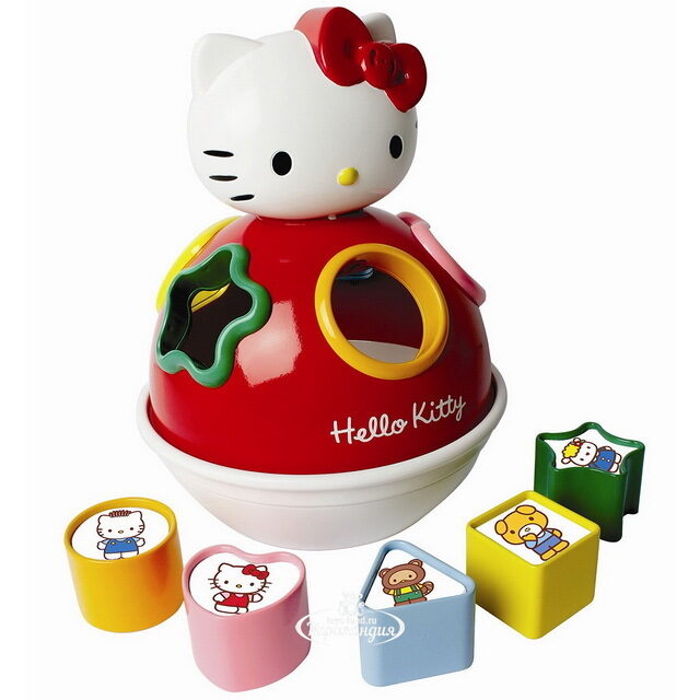 Сортер-неваляшка "Hello Kitty", 24 см, звук Unimax (Юнимакс)