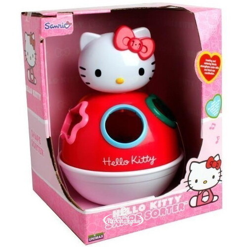 Сортер-неваляшка "Hello Kitty", 24 см, звук Unimax