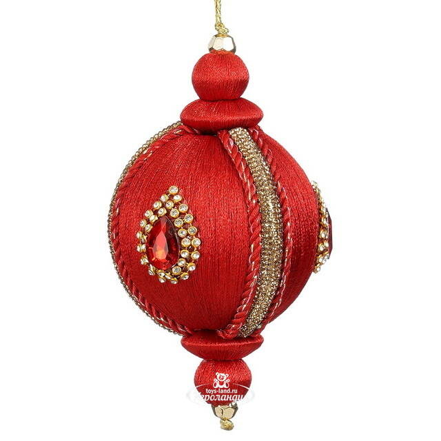 Елочный шар Ouverture: La Scala 8 см красный Edelman