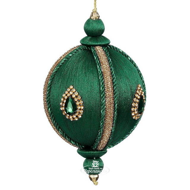 Елочный шар Ouverture: La Scala 10 см зеленый Edelman