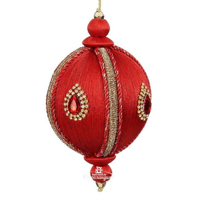 Елочный шар Ouverture: La Scala 10 см красный Edelman