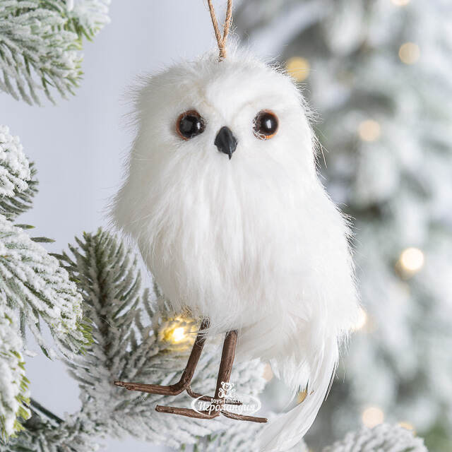 Елочная игрушка Сова Хэтти 12 см Edelman