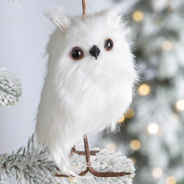 Елочная игрушка Сова Тесси 12 см Edelman