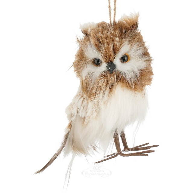 Елочная игрушка Сова Флорет 12 см Edelman