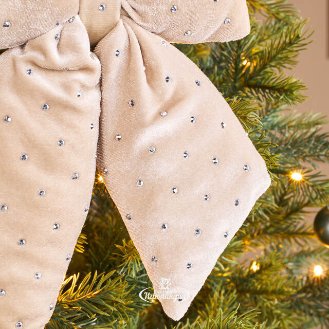 Бант на елку Bomont - Crystal Elegant 23*20 см кремовый Edelman