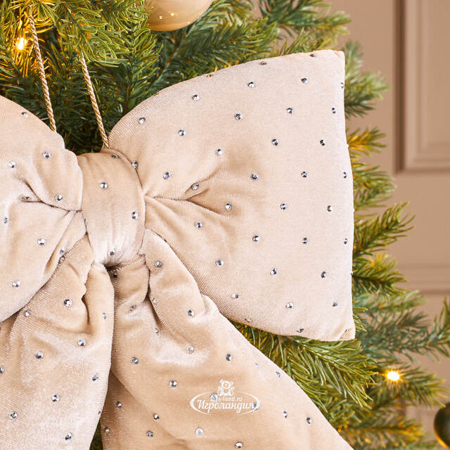 Бант на елку Bomont - Crystal Elegant 34*30 см кремовый Edelman