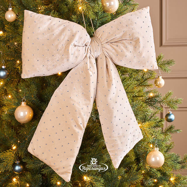 Бант на елку Bomont - Crystal Elegant 50*39 см кремовый Edelman