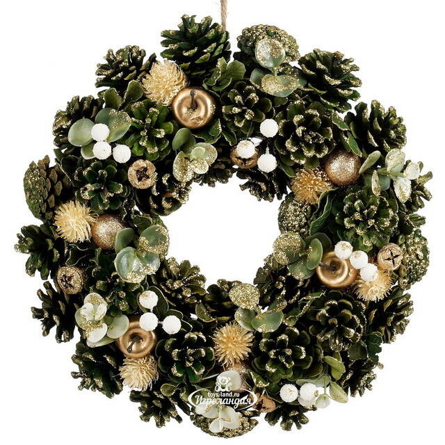 Новогодний венок из шишек Dorking - Magic Forest 34 см Edelman