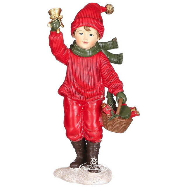 Новогодние фигурки Дети с подарками - Счастливое Рождество 19 см, 2 шт Edelman