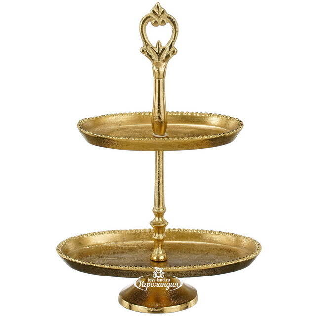 Этажерка для фруктов Эвелайн 33 см двухъярусная Edelman