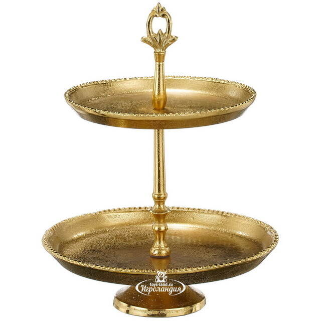 Этажерка для фруктов Эвелайн 24 см двухъярусная Edelman