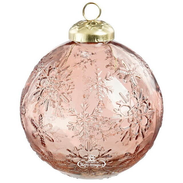 Стеклянные елочные шары Relaxation: Вишневый Глинтвейн 8 см, 6 шт Edelman