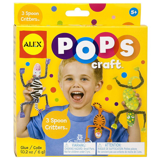Набор для творчества POPS CRAFT Веселые зверюшки Alex