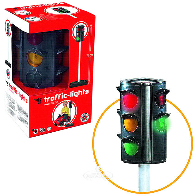 Светофор Big Traffic Lights 71*7*12 см, подсветка BIG