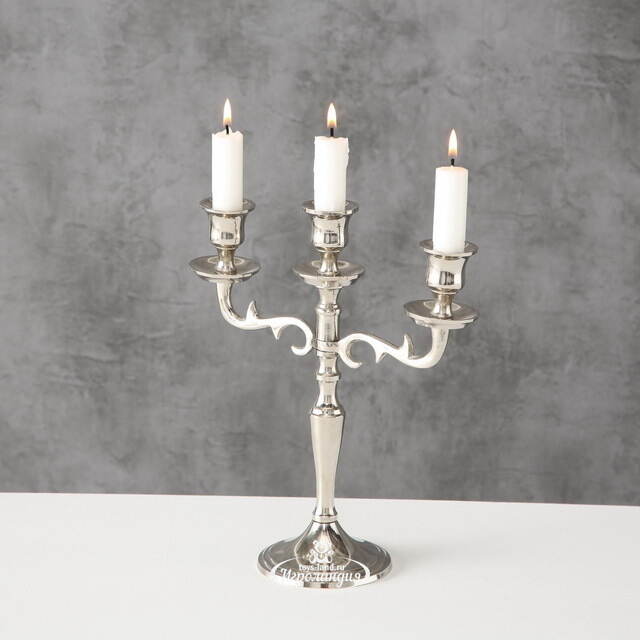 Подсвечник-канделябр на 3 свечи Авиньон 26 см Boltze