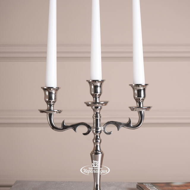 Подсвечник-канделябр на 3 свечи Авиньон 26 см Boltze