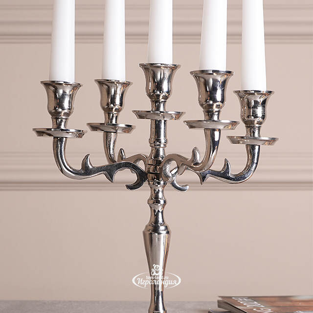 Подсвечник-канделябр на 5 свечей Авиньон 26 см Boltze