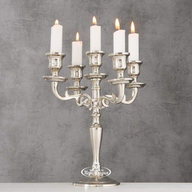 Подсвечник-канделябр на 5 свечей Авиньон 26 см Boltze