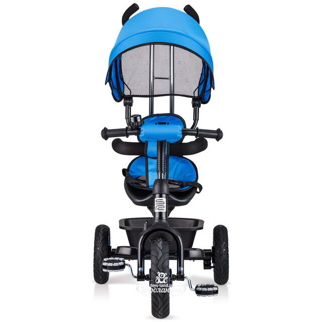 Трехколесный велосипед-коляска Small Rider Voyager с ручкой и козырьком, синий Small Rider